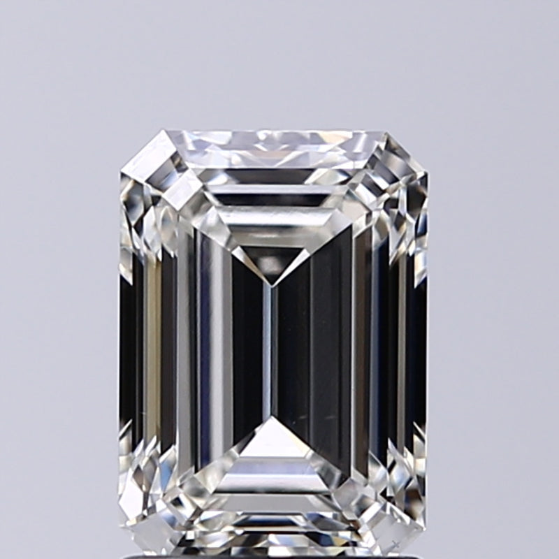 Lab-Grown 1.53 Carat Emerald Cut Diamond color G Clarity VS1, precious stones, engagement diamonds