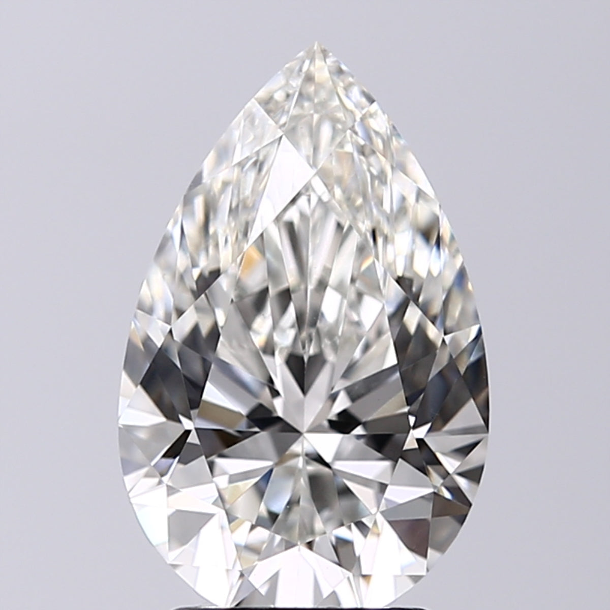Lab-Grown 2.59 Carat Pear Shape Diamond color G Clarity VS1, precious stones, engagement diamonds
