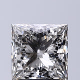 Lab-Grown 2.01 Carat Princess Cut Diamond color H Clarity VS2, precious stones, engagement diamonds