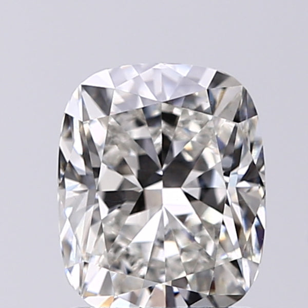 Lab-Grown 1.40 Carat Cushion Modified Brilliant Cut Diamond color G Clarity VVS2 With GIA Certificate, precious stones, engagement diamonds