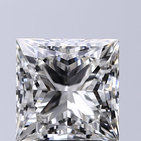 Lab-Grown 3.06 Carat Princess Cut Diamond color H Clarity VS1, precious stones, engagement diamonds