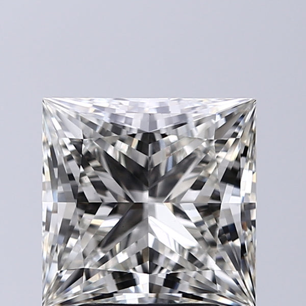 Lab-Grown 3.08 Carat Princess Cut Diamond color H Clarity VS1, precious stones, engagement diamonds