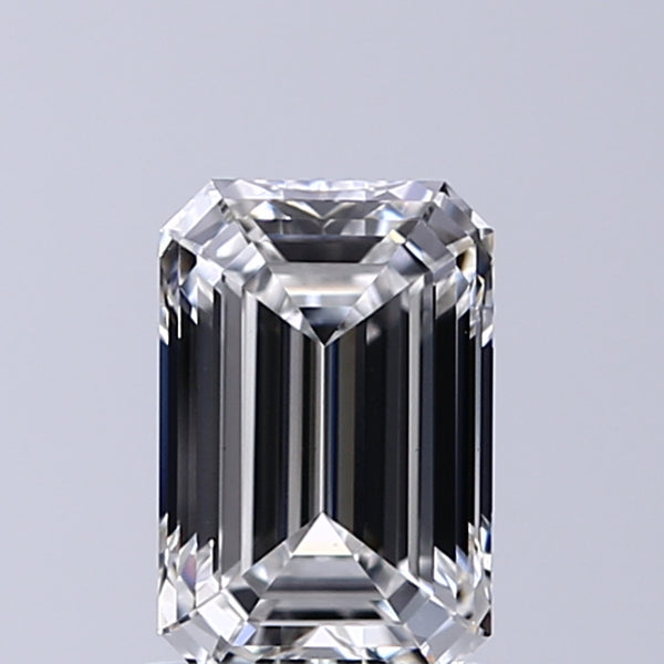 Lab-Grown 1.21 Carat Emerald Cut Diamond color F Clarity VS1, precious stones, engagement diamonds