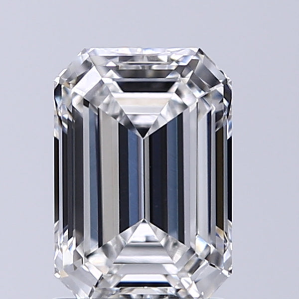 Lab-Grown 1.40 Carat Emerald Cut Diamond color E Clarity VVS2, precious stones, engagement diamonds