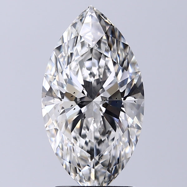 Lab-Grown 2.24 Carat Marquis Shape Diamond color F Clarity SI1, precious stones, engagement diamonds