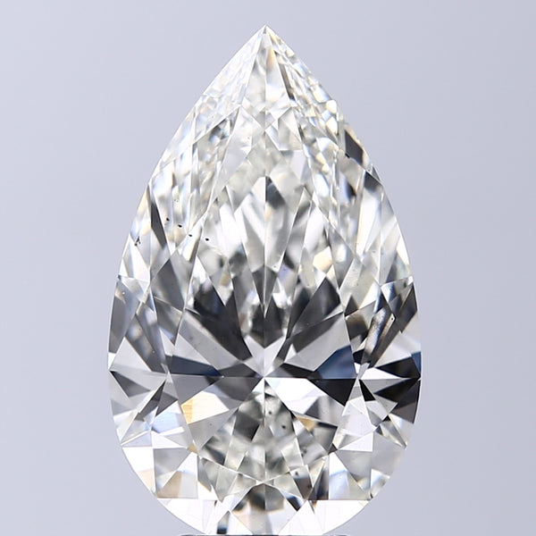 Lab-Grown 5.09 Carat Pear Shape Diamond color H Clarity VS2, precious stones, engagement diamonds
