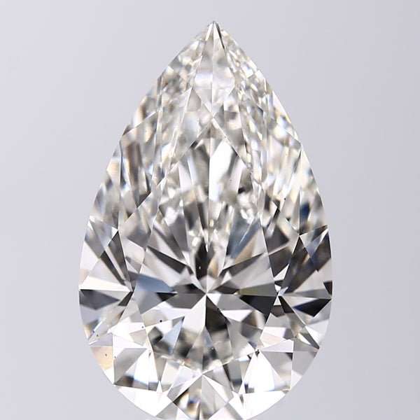 Lab-Grown 8.52 Carat Pear Shape Diamond color H Clarity VS2, precious stones, engagement diamonds