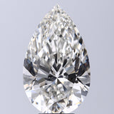 Lab-Grown 5.50 Carat Pear Shape Diamond color G Clarity VS2, precious stones, engagement diamonds