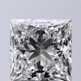 Lab-Grown 4.02 Carat Princess Cut Diamond color G Clarity VS1, precious stones, engagement diamonds