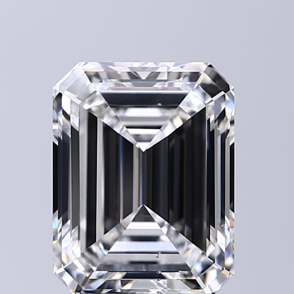 Lab-Grown 3.01 Carat Emerald Cut Diamond color E Clarity VS2, precious stones, engagement diamonds