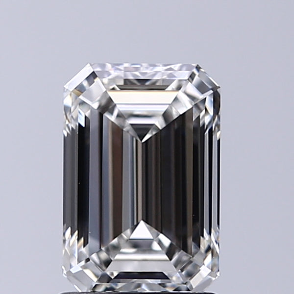 Lab-Grown 1.51 Carat Emerald Cut Diamond color F Clarity VS1, precious stones, engagement diamonds
