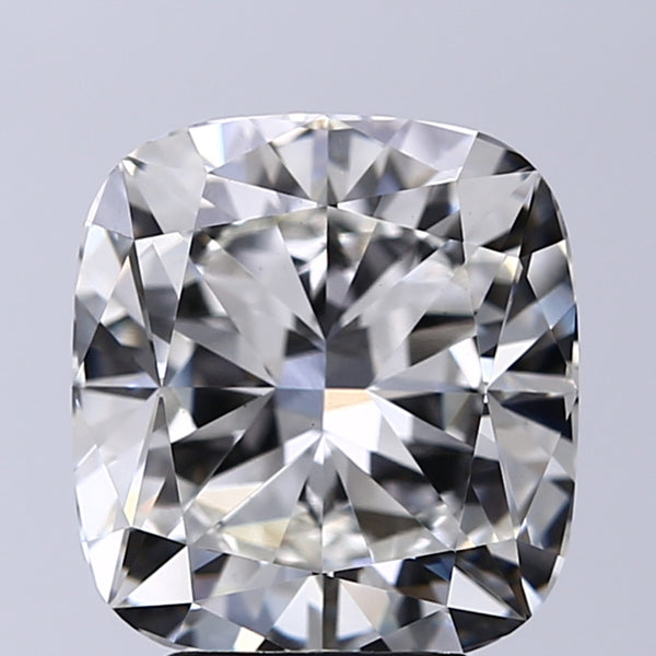 Lab-Grown 4.02 Carat Cushion Modified Brilliant Cut Diamond color G Clarity VS1, precious stones, engagement diamonds