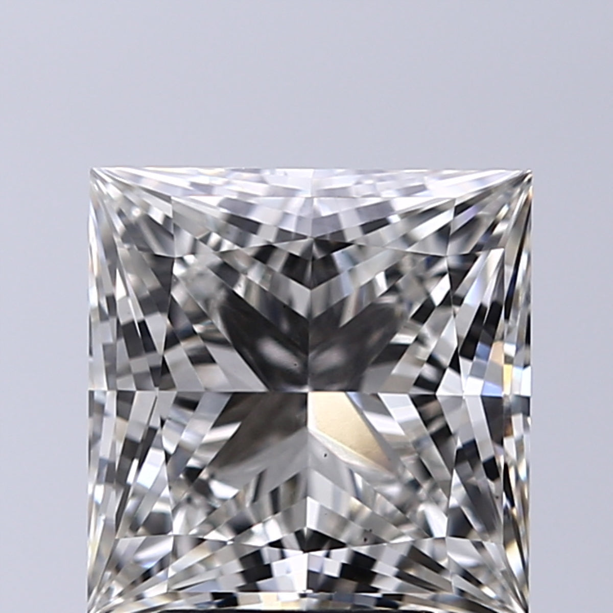 Lab-Grown 3.51 Carat Princess Cut Diamond color G Clarity VS1, precious stones, engagement diamonds