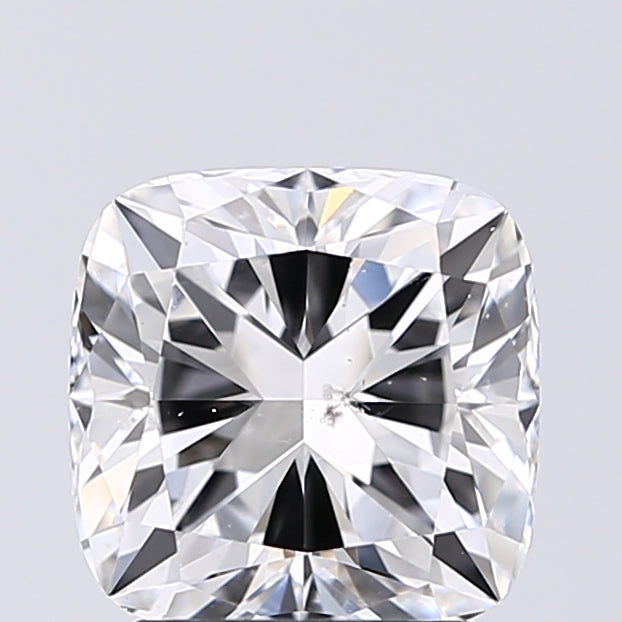 Lab-Grown 2.02 Carat Cushion Modified Brilliant Cut Diamond color D Clarity SI2 With GIA Certificate, precious stones, engagement diamonds