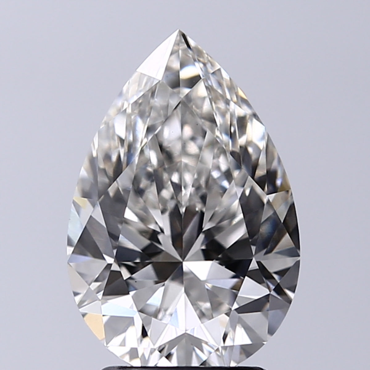 Lab-Grown 2.70 Carat Pear Shape Diamond color G Clarity VS1, precious stones, engagement diamonds
