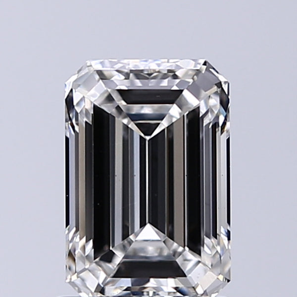 Lab-Grown 1.20 Carat Emerald Cut Diamond color G Clarity VS1, precious stones, engagement diamonds