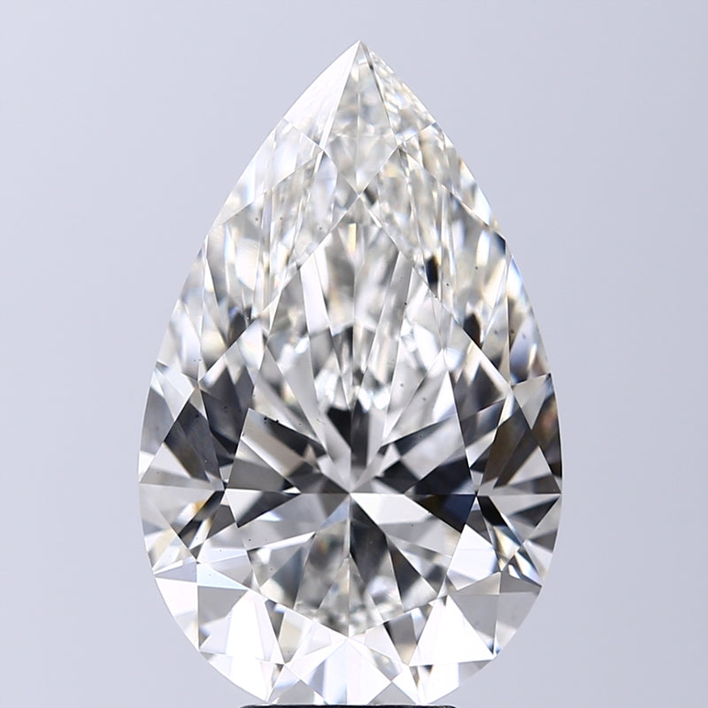 Lab-Grown 6.53 Carat Pear Shape Diamond color G Clarity VS2, precious stones, engagement diamonds