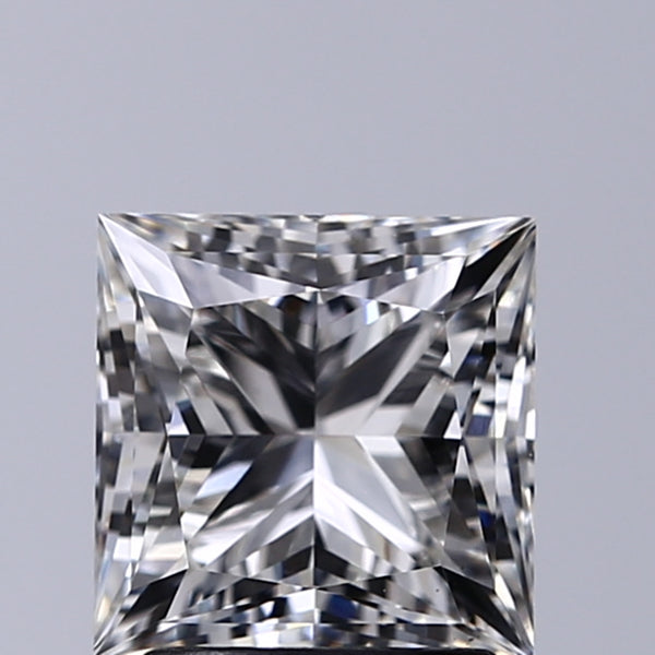 Lab-Grown 2.02 Carat Princess Cut Diamond color G Clarity VS2, precious stones, engagement diamonds