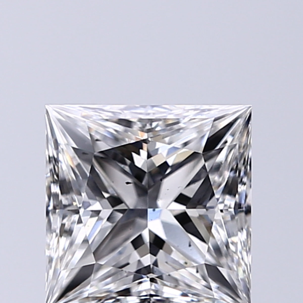 Lab-Grown 1.53 Carat Princess Cut Diamond color E Clarity SI1, precious stones, engagement diamonds