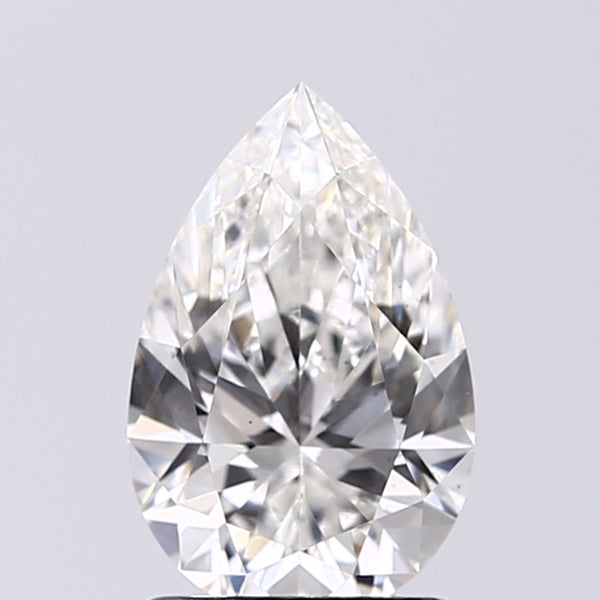 Lab-Grown 1.40 Carat Pear Shape Diamond color G Clarity VS2 With GIA Certificate, precious stones, engagement diamonds