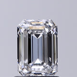 Lab-Grown 1.02 Carat Emerald Cut Diamond color D Clarity VS2, precious stones, engagement diamonds