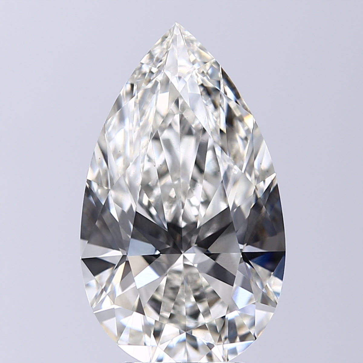 Lab-Grown 4.05 Carat Pear Shape Diamond color H Clarity VS1, precious stones, engagement diamonds