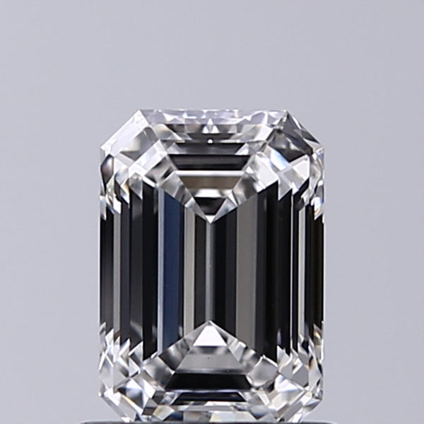 Lab-Grown 0.91 Carat Emerald Cut Diamond color E Clarity VVS2, precious stones, engagement diamonds