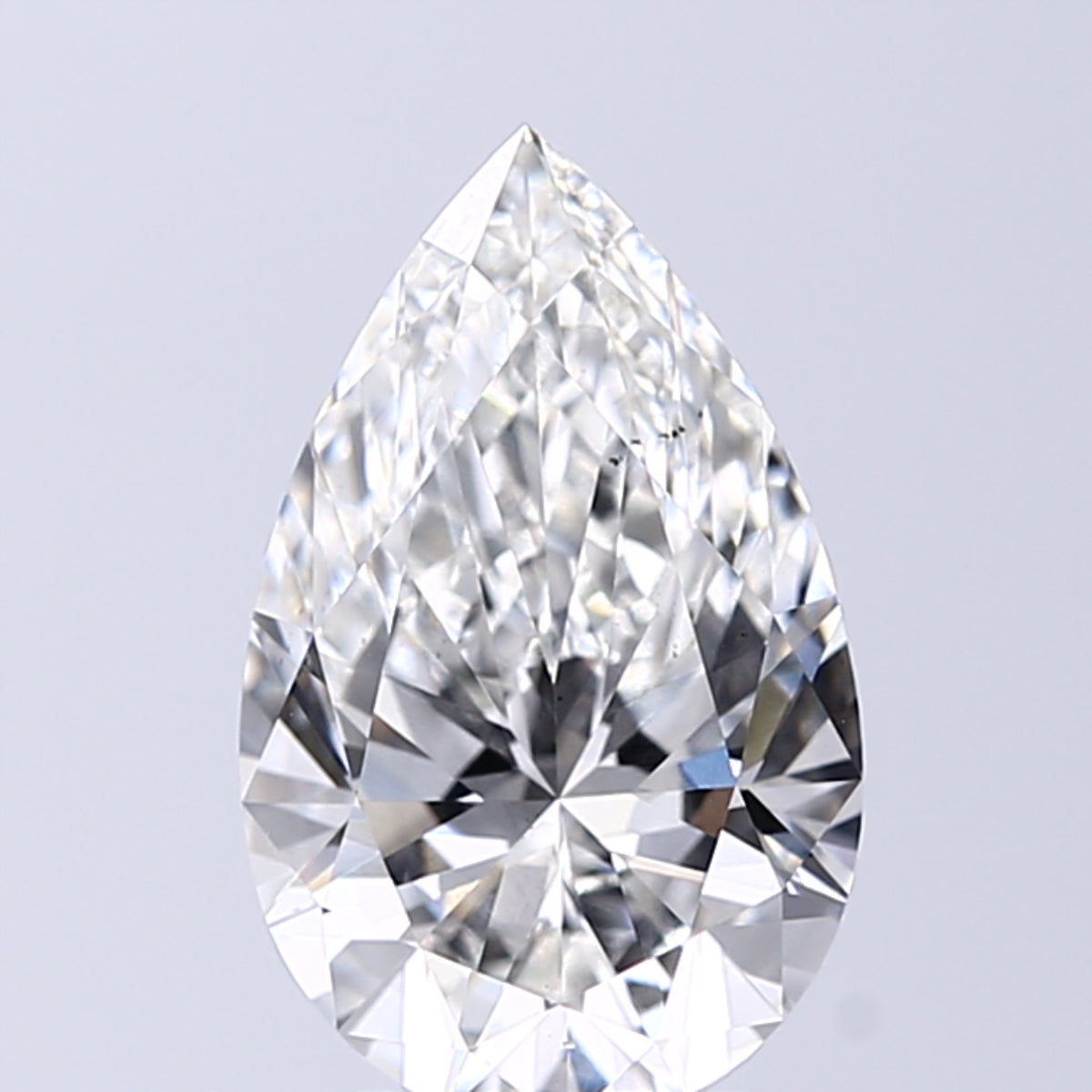 Lab-Grown 2.71 Carat Pear Shape Diamond color G Clarity VS2, precious stones, engagement diamonds