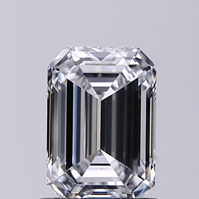 Lab-Grown 1.01 Carat Emerald Cut Diamond color E Clarity VS1, precious stones, engagement diamonds