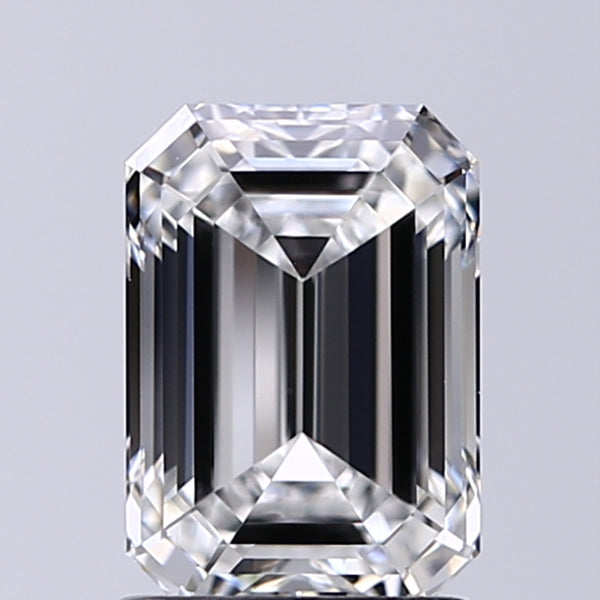 Lab-Grown 1.51 Carat Emerald Cut Diamond color E Clarity VVS1, precious stones, engagement diamonds