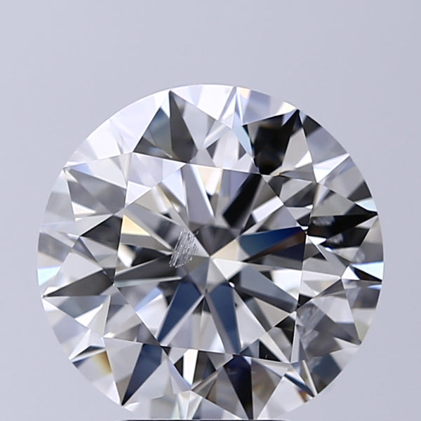 Lab-Grown 4.59 Carat Round Brilliant Diamond color F Clarity SI2 With GIA Certificate, precious stones, engagement diamonds