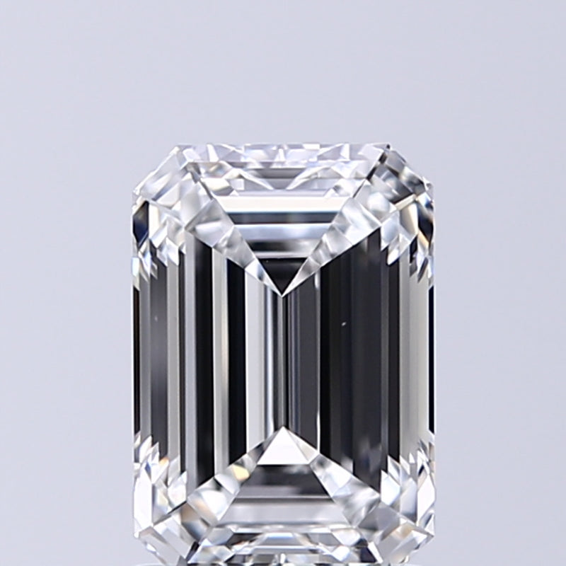 Lab-Grown 1.50 Carat Emerald Cut Diamond color E Clarity VVS1, precious stones, engagement diamonds