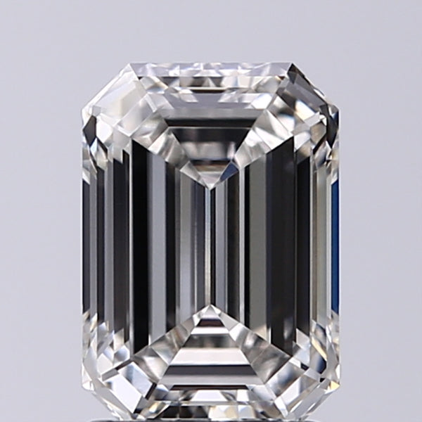 Lab-Grown 1.74 Carat Emerald Cut Diamond color G Clarity VS1, precious stones, engagement diamonds