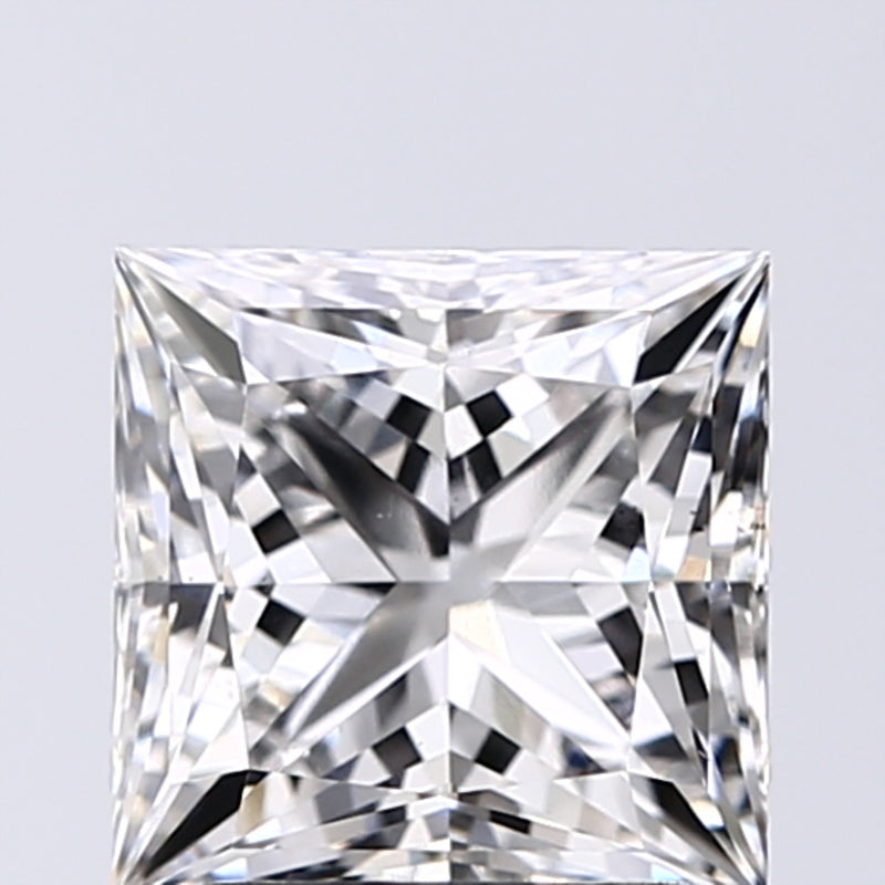 Lab-Grown 1.70 Carat Princess Cut Diamond color G Clarity VS2, precious stones, engagement diamonds