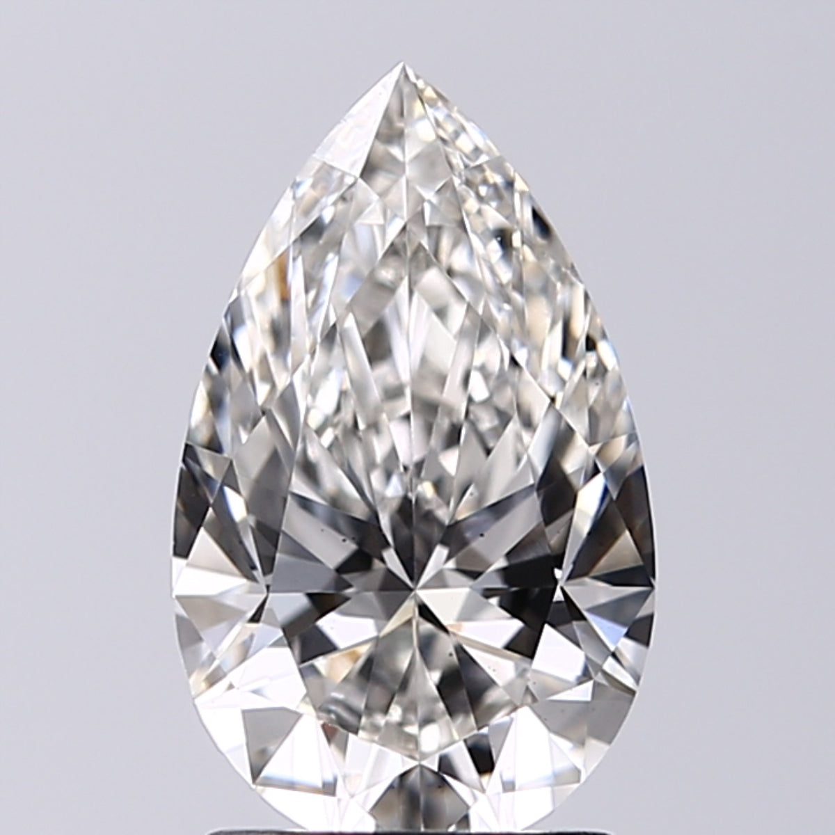 Lab-Grown 1.57 Carat Pear Shape Diamond color G Clarity VS2, precious stones, engagement diamonds