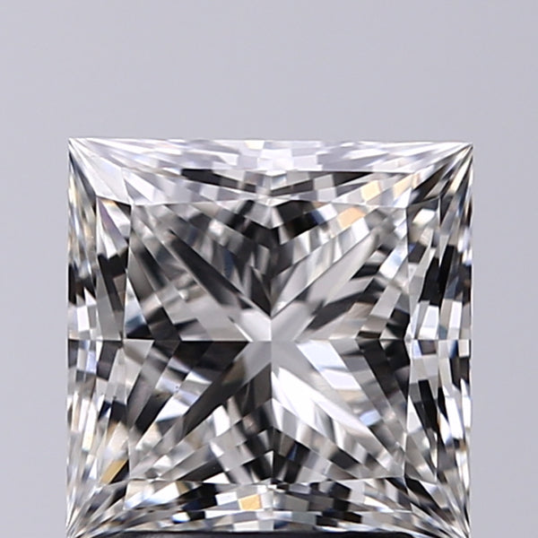 Lab-Grown 2.23 Carat Princess Cut Diamond color G Clarity VS1, precious stones, engagement diamonds