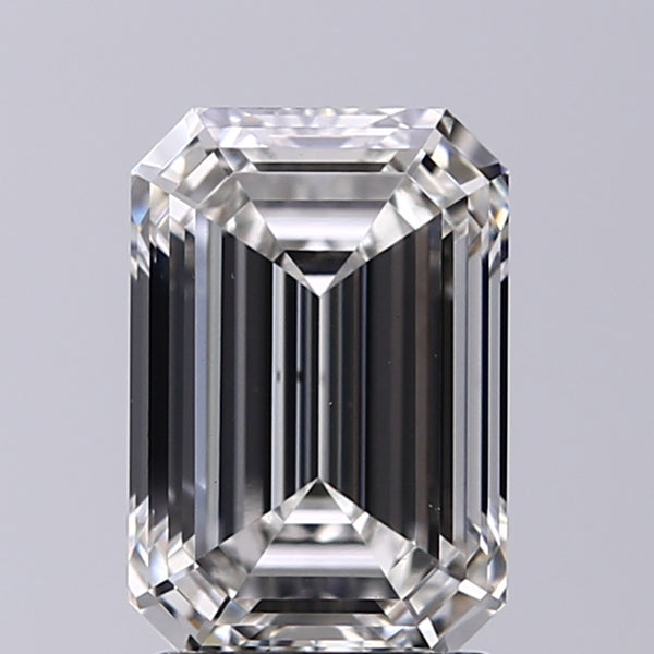 Lab-Grown 2.06 Carat Emerald Cut Diamond color G Clarity VS1, precious stones, engagement diamonds