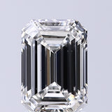 Lab-Grown 1.50 Carat Emerald Cut Diamond color G Clarity VS2, precious stones, engagement diamonds