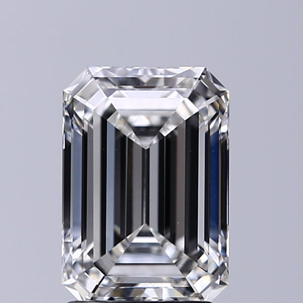 Lab-Grown 2.02 Carat Emerald Cut Diamond color G Clarity VS1, precious stones, engagement diamonds