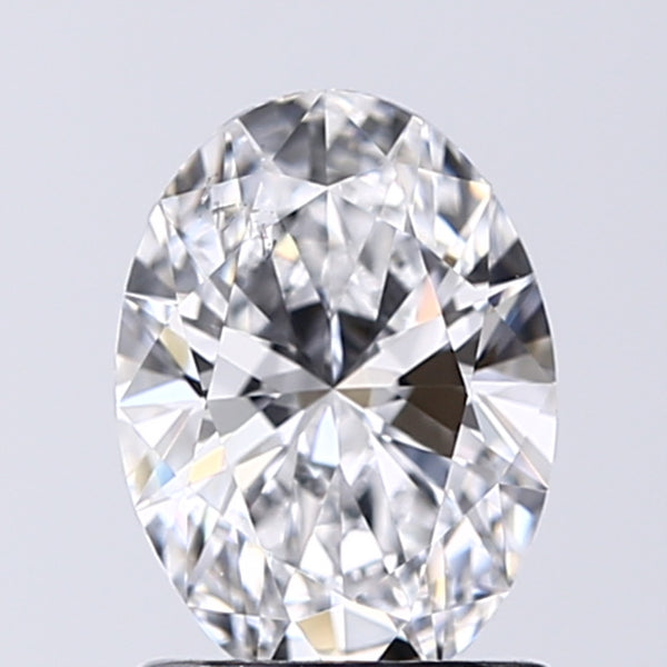 Lab-Grown 1.02 Carat Oval Shape Diamond color D Clarity VS2, precious stones, engagement diamonds