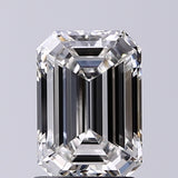 Lab-Grown 1.50 Carat Emerald Cut Diamond color G Clarity VS1, precious stones, engagement diamonds