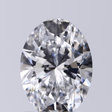 Lab-Grown 1.01 Carat Oval Shape Diamond color D Clarity VS1, precious stones, engagement diamonds