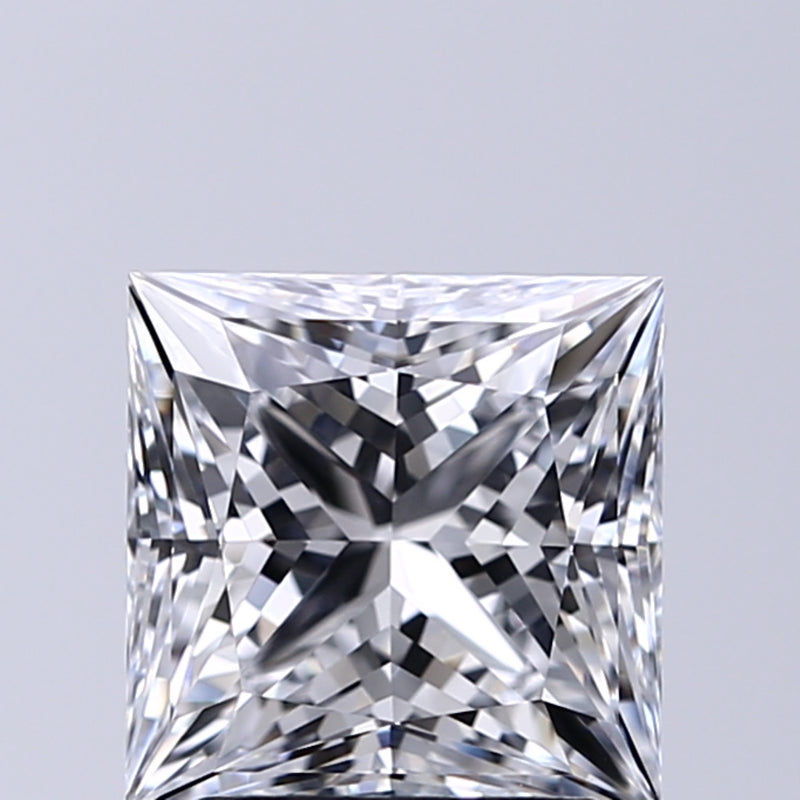 Lab-Grown 2.07 Carat Princess Cut Diamond color D Clarity VS1 With GIA Certificate, precious stones, engagement diamonds