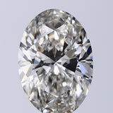 Lab-Grown 3.01 Carat Oval Shape Diamond color H Clarity VS1, precious stones, engagement diamonds