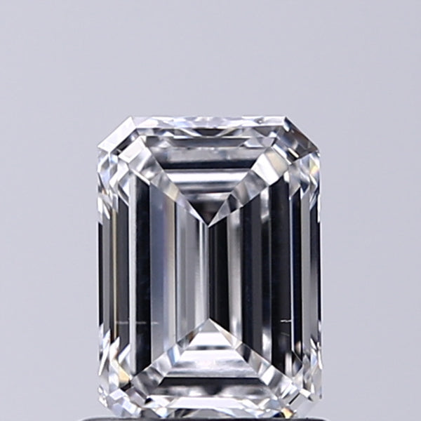 Lab-Grown 1.00 Carat Emerald Cut Diamond color D Clarity VS2, precious stones, engagement diamonds