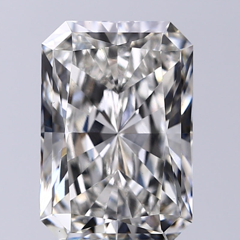 Lab-Grown 3.01 Carat Radiant Cut Diamond color H Clarity VS1 With GIA Certificate, precious stones, engagement diamonds