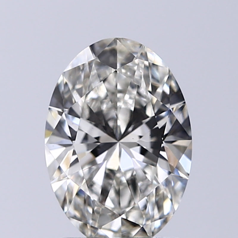 Lab-Grown 1.50 Carat Oval Shape Diamond color H Clarity VS1 With GIA Certificate, precious stones, engagement diamonds