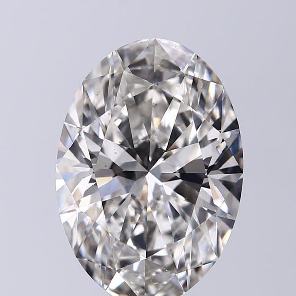 Lab-Grown 3.77 Carat Oval Shape Diamond color H Clarity VS2 With GIA Certificate, precious stones, engagement diamonds