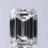 Lab-Grown 1.50 Carat Emerald Cut Diamond color G Clarity VVS2 With GIA Certificate, precious stones, engagement diamonds