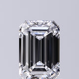 Lab-Grown 1.01 Carat Emerald Cut Diamond color D Clarity VS1 With GIA Certificate, precious stones, engagement diamonds